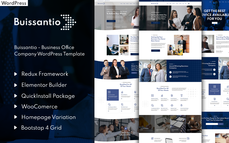 Buissantio - Business & Corporate WordPress Theme
