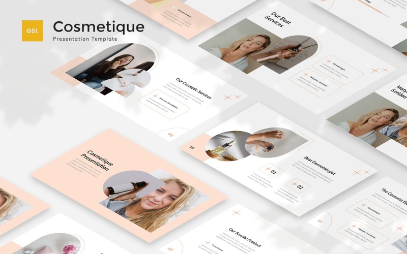 Cosmetique - Cosmetic Google Slides Template