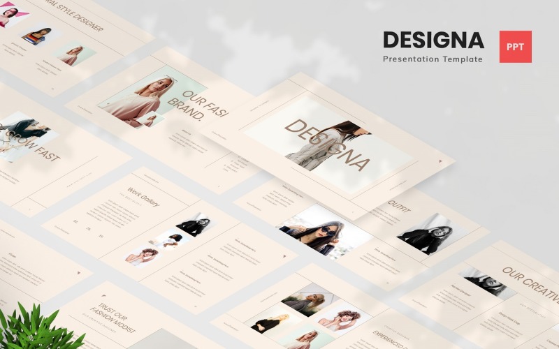 Designa - Fashion Powerpoint Template PowerPoint Template