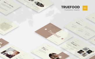 Truefood - Cafe & Restaurant Google Slides Template