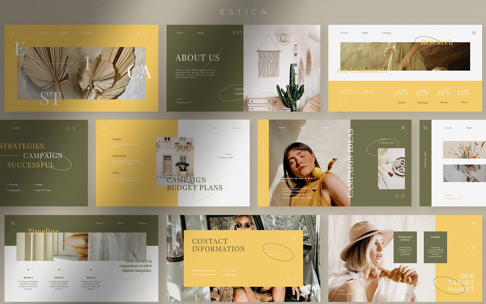 Kit Graphique #192150 Estica Yellow Divers Modles Web - Logo template Preview