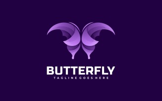 Butterfly Gradient Logo Template