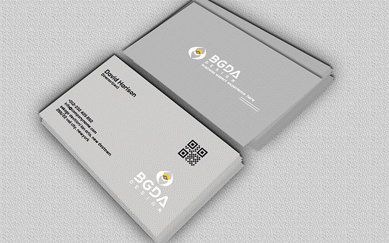 Clean Business Card so-125 Corporate Identity