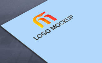 Clean Paper Logo Mockup Psd