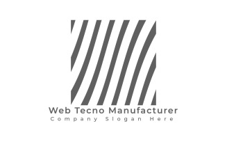 Web Techno manufacturer Logo Template