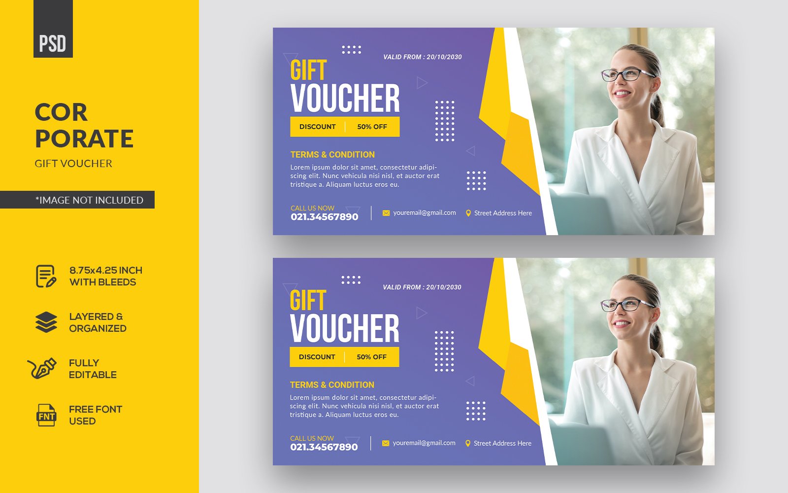 Template #192254 Voucher Gift Webdesign Template - Logo template Preview