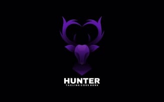 Deer Hunter Gradient Logo