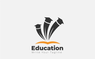 Education Logo Concept For Happy Celebration For Graduation