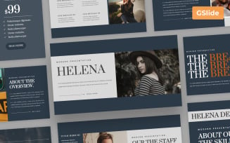Helena - Fashion Gslide Presentation Google Slides