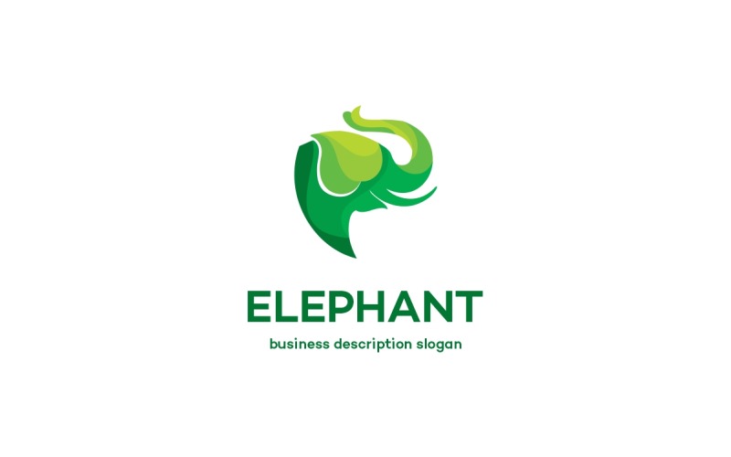 Elephant Nature Logo Design Logo Template