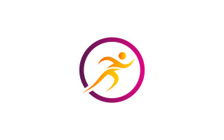 Human Health Logo Design Vector Template
