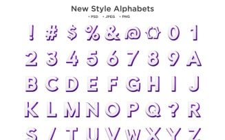 New Style Alphabet, Abc Typography