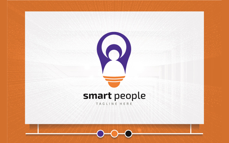 Smart People - Creative Idea Logo Design Logo Template