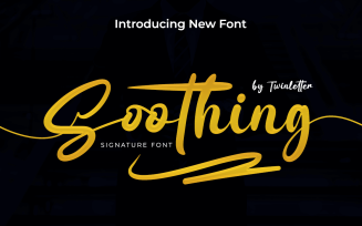 Soothing - Elegant Signature Font