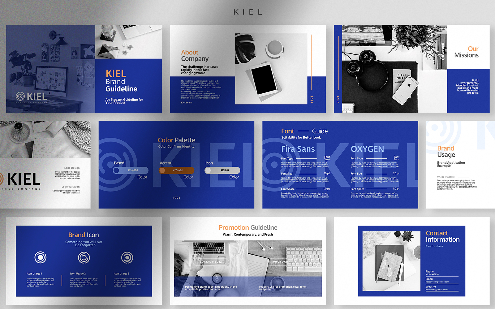 Kit Graphique #192539 Kiel Elegant Divers Modles Web - Logo template Preview