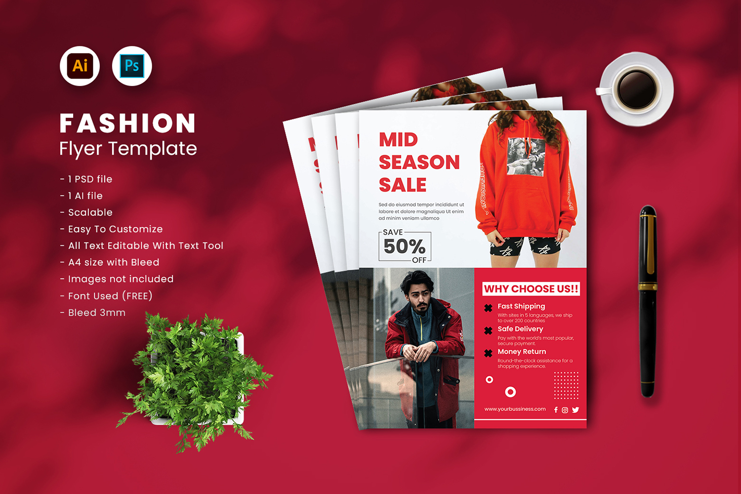 Template #192690 Clothing Compact Webdesign Template - Logo template Preview