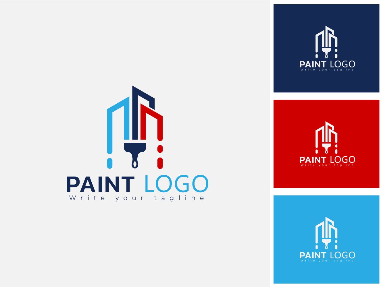 Template #192714 Painting Estate Webdesign Template - Logo template Preview