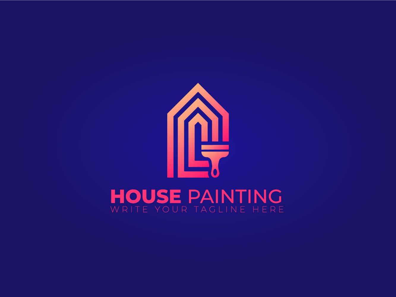 Template #192717 Painting Estate Webdesign Template - Logo template Preview