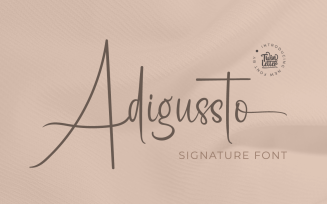 Adigussto - Elegant Signature Font