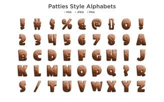 Patties Style Alphabet, Abc Typography