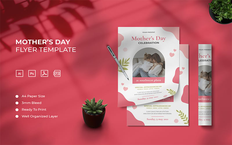 Mother's Day - Flyer Template Corporate Identity