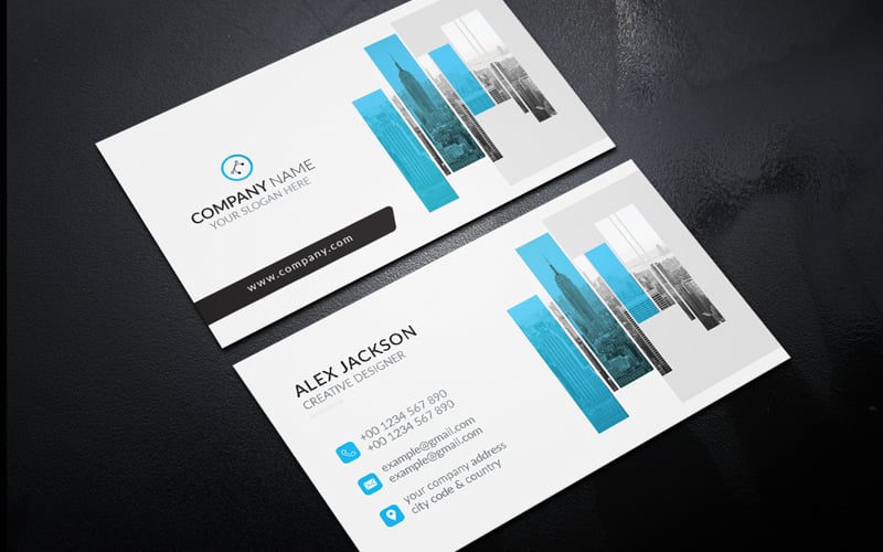 Template #192974 Card Corporate Webdesign Template - Logo template Preview