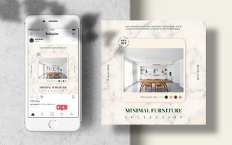 Furniture Collection Instagram Post Banner Template Social Media