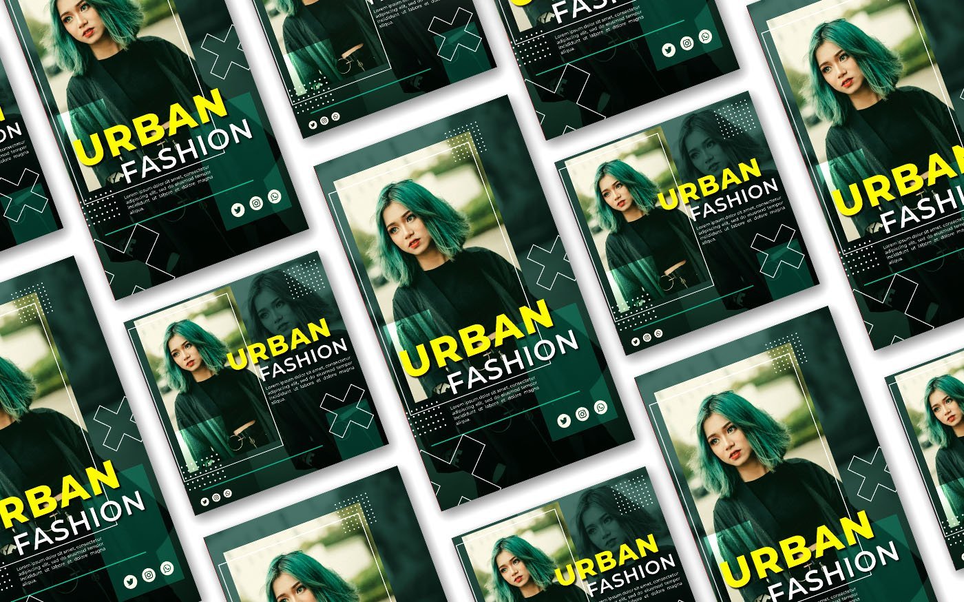 Kit Graphique #193049 Urban Fashion Divers Modles Web - Logo template Preview