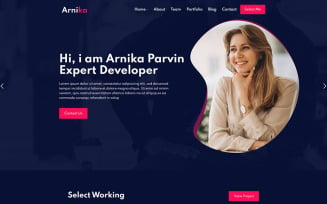 Arnika - Personal Creative Responsive WordPress Theme