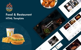 Delish - Multipurpose Food & Restaurent HTML Template