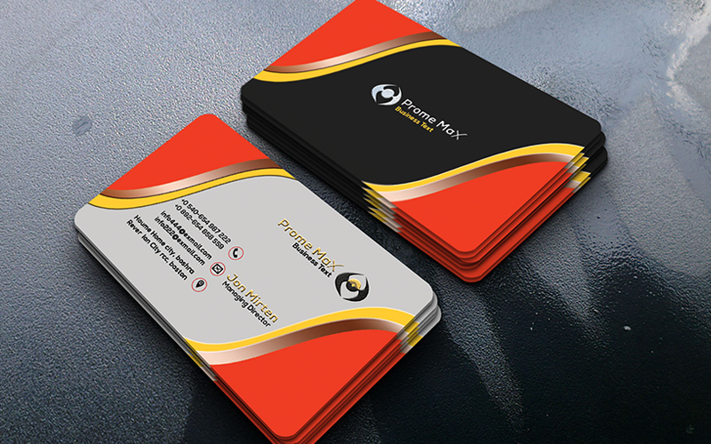 Luxurious Business Card so-135 Corporate Identity