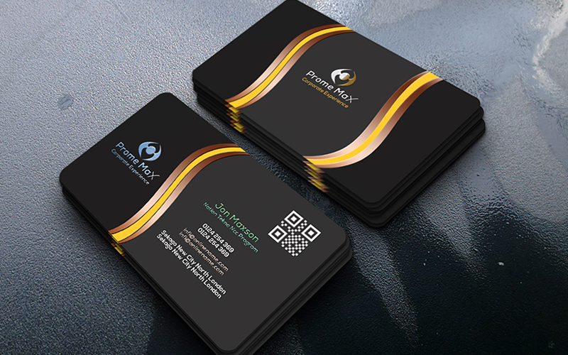 Modern Luxurious Business Card so-137 Corporate Identity