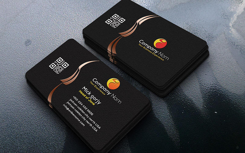 Simple Business Card So-138 Corporate Identity