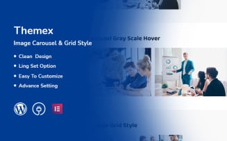 Themex - Image Carousel & Grid Style Responsive Elementor WordPress Plugin