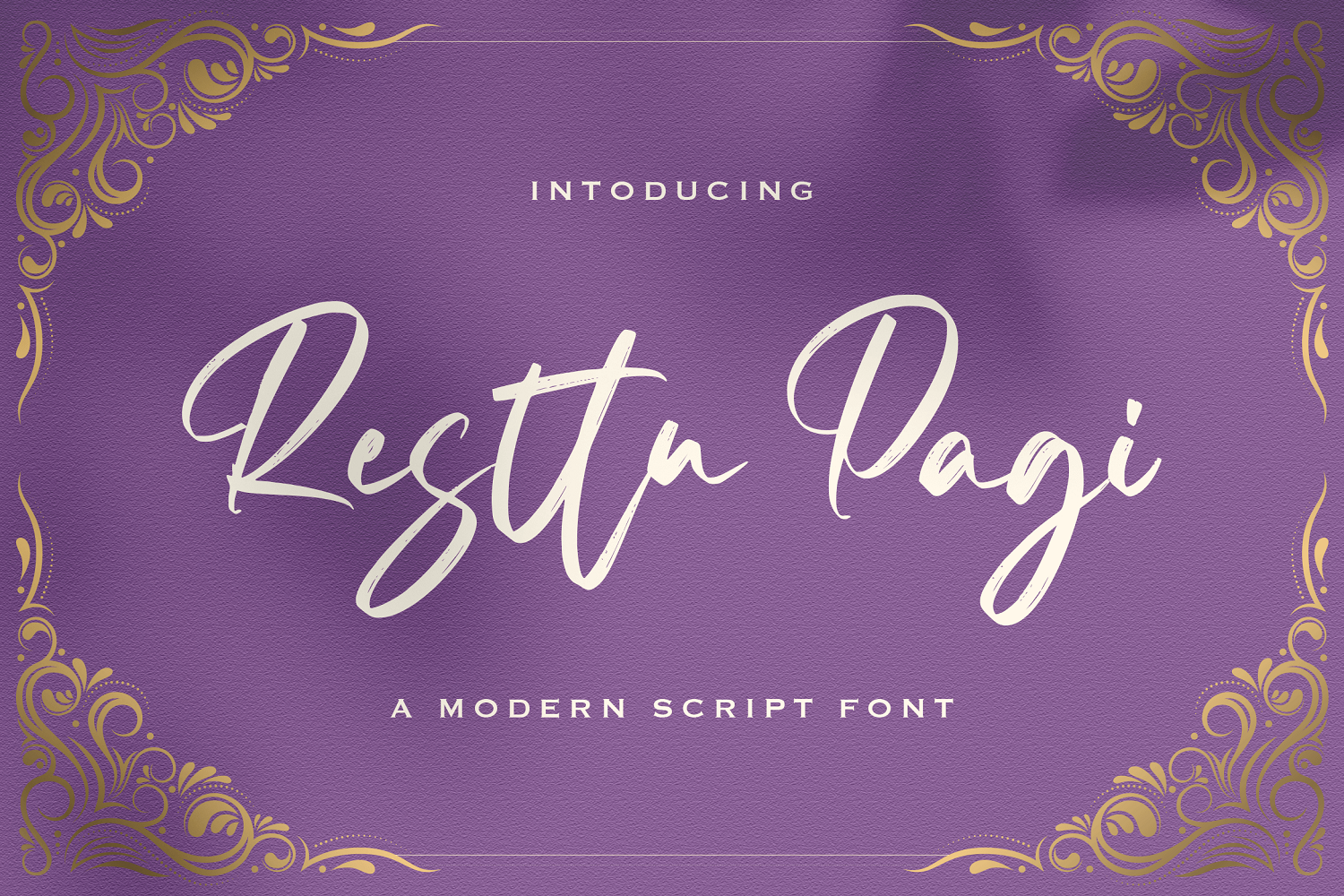 Resttu Pagi - Handwritten Font
