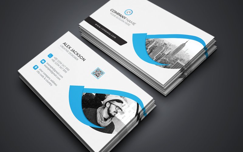Template #193248 Card Corporate Webdesign Template - Logo template Preview