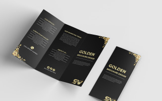 Golden Corporate Brochure Design
