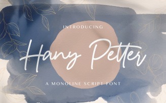 Hany Petter - Handwritten Font