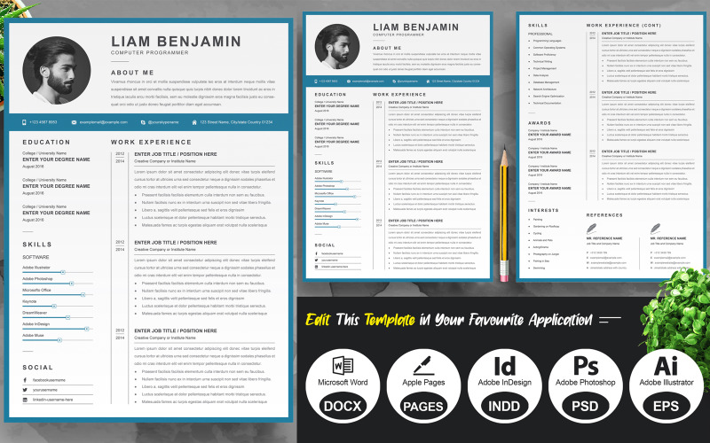 Lima Benjamin / CV Template Resume Template