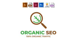 Organic SEO Logo Template