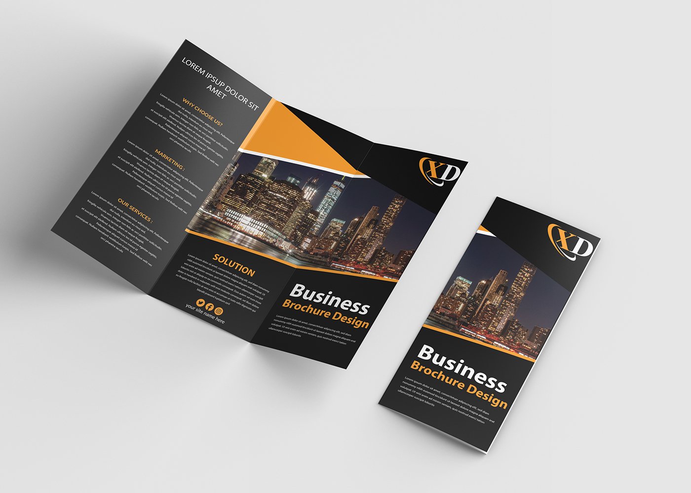 Template #193325 Brochure Design Webdesign Template - Logo template Preview