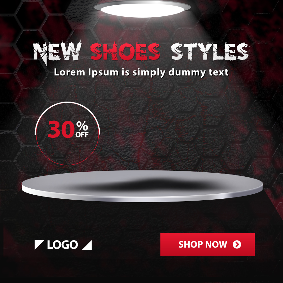 Template #193370 Mediainstagramshoesaccessories  Webdesign Template - Logo template Preview