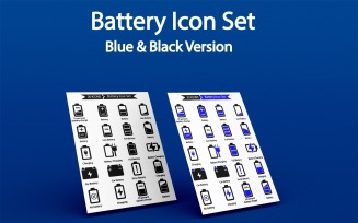 40 Premium Battery Icon Set