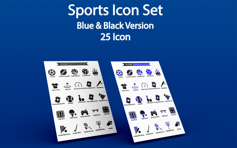 50 Sports and Games Icon Pack Icon Set