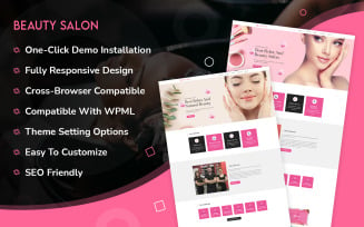 Beauty Salon Multipurpose WordPress Theme With AI Content Generator