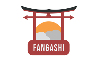 Simple Asian Japanese Logo Template