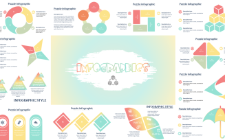 Template Powerpoint Infographics Multipurpose, Creative And Modern