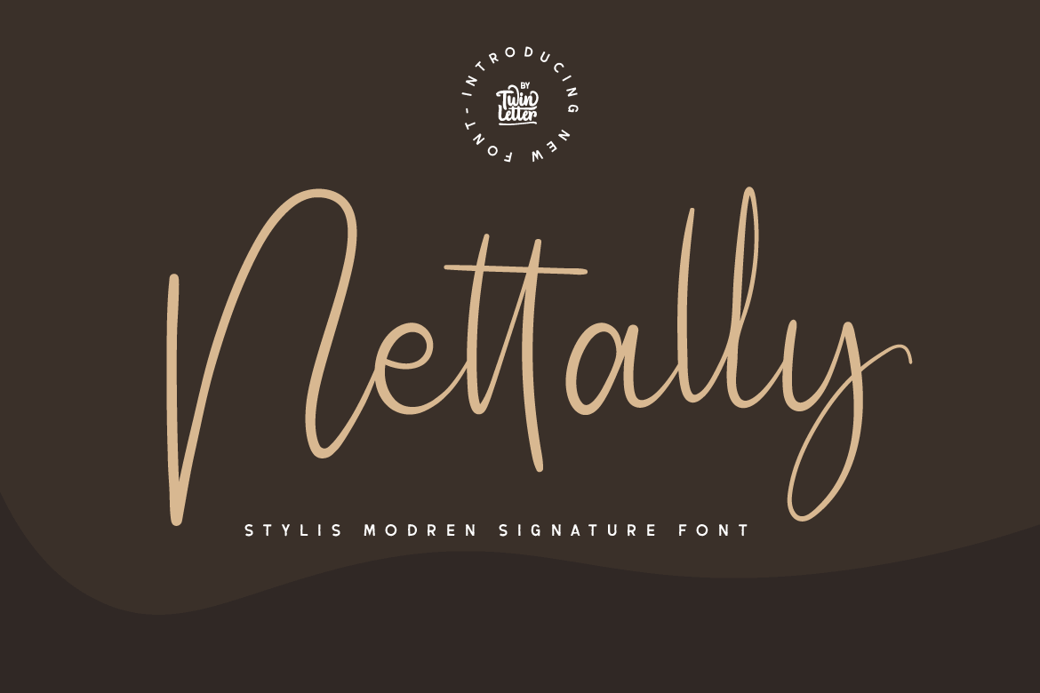 Nettally - Lovely Signature Font