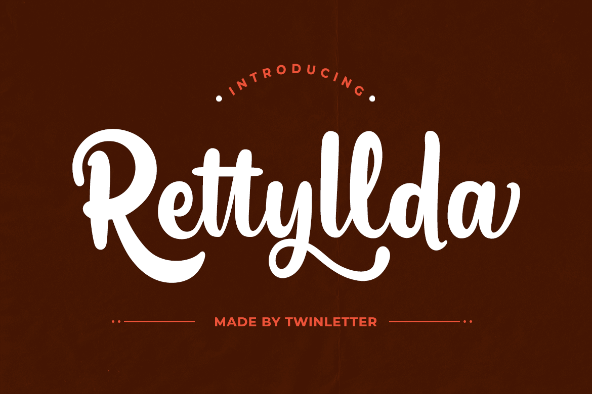 Rettyllda - Bold Script Font