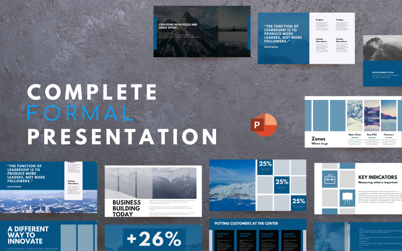 Aspiration - Multipurpose Modern and Professional PowerPoint Presentation PowerPoint Template